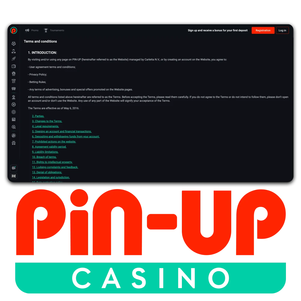 Pin Up is a legal online gaming platform.