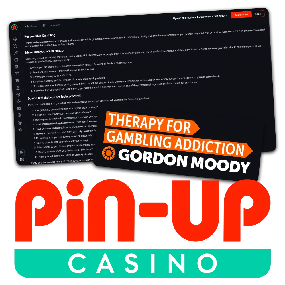 Pin Up casino promotes responsible gambling.