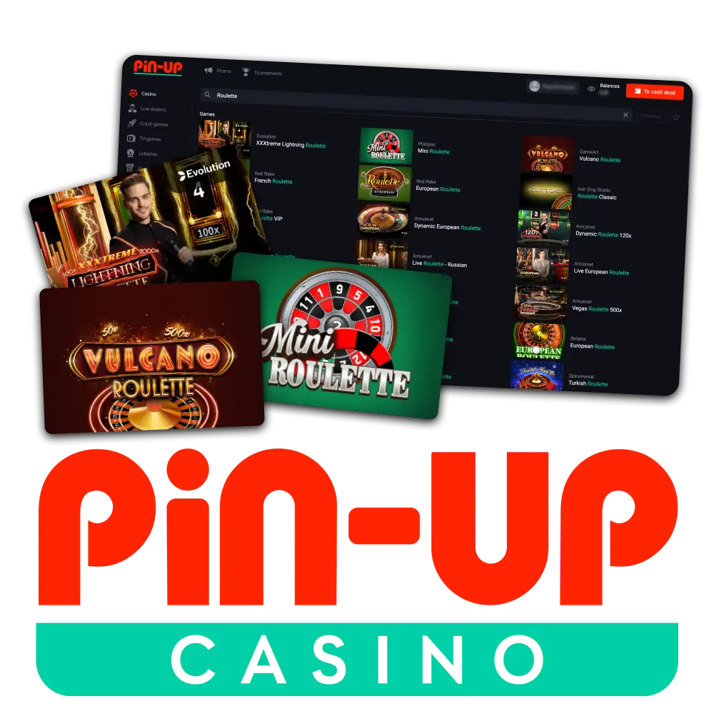 Play a wide variety of roulette at Pin Up Bangladesh.