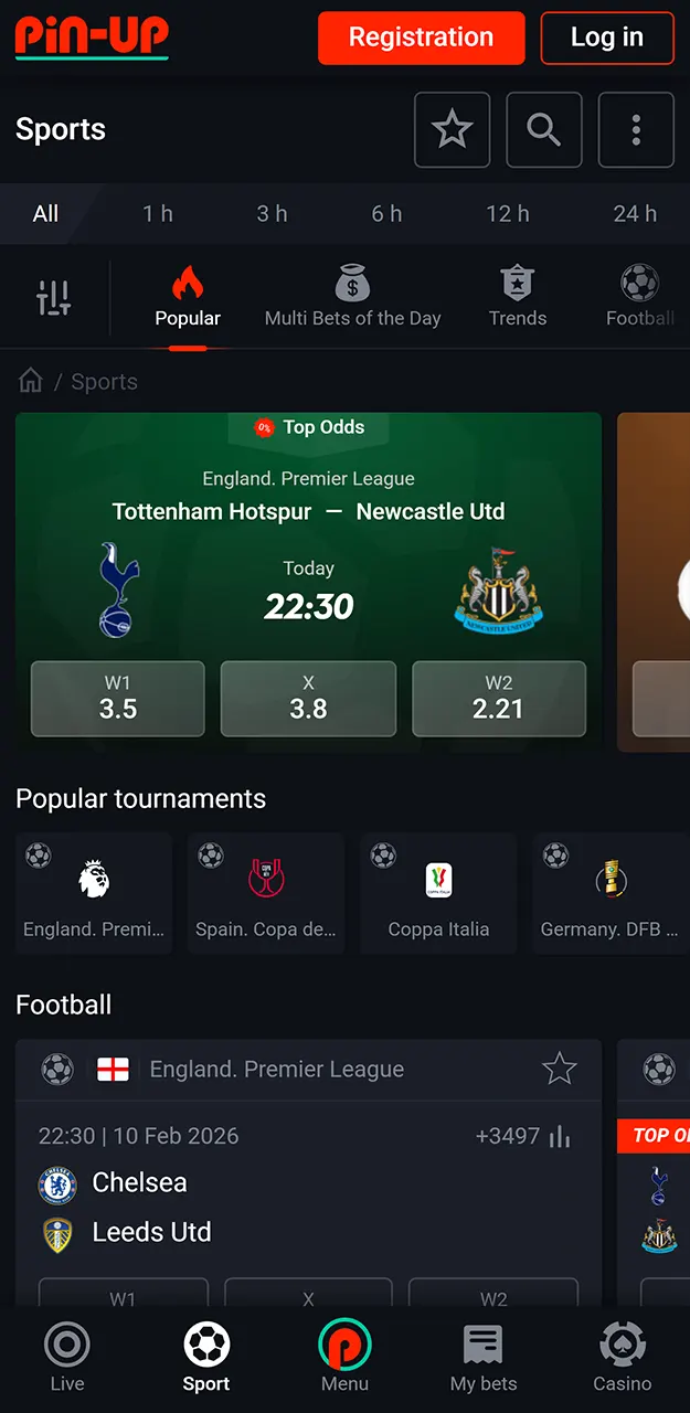 Learn how to place bets and win in the Pin-Up app.