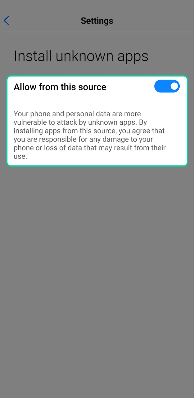 Update your mobile security settings to permit the Pin-Up Aviator app setup.