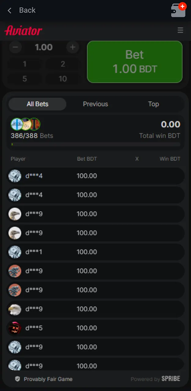 Analyze previous flight Aviator rounds using the live Pin-Up statistics panel.