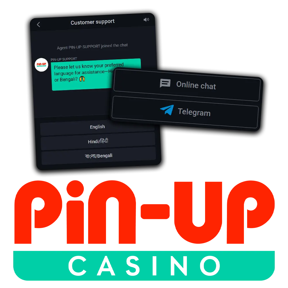 Reach out to Pin-Up contacts for professional assistance with your account.