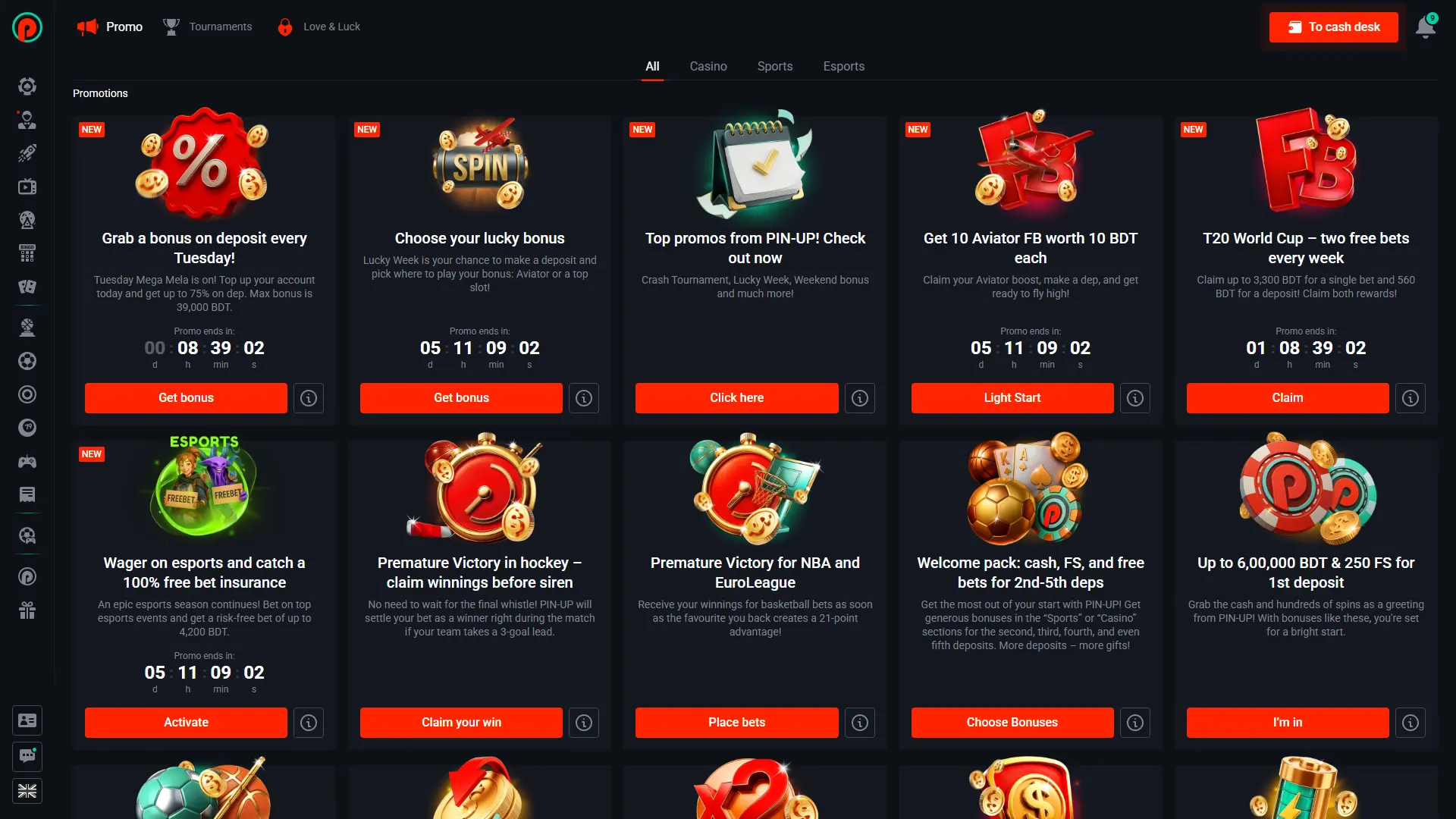 See how to get bonuses at Pin-Up Casino.