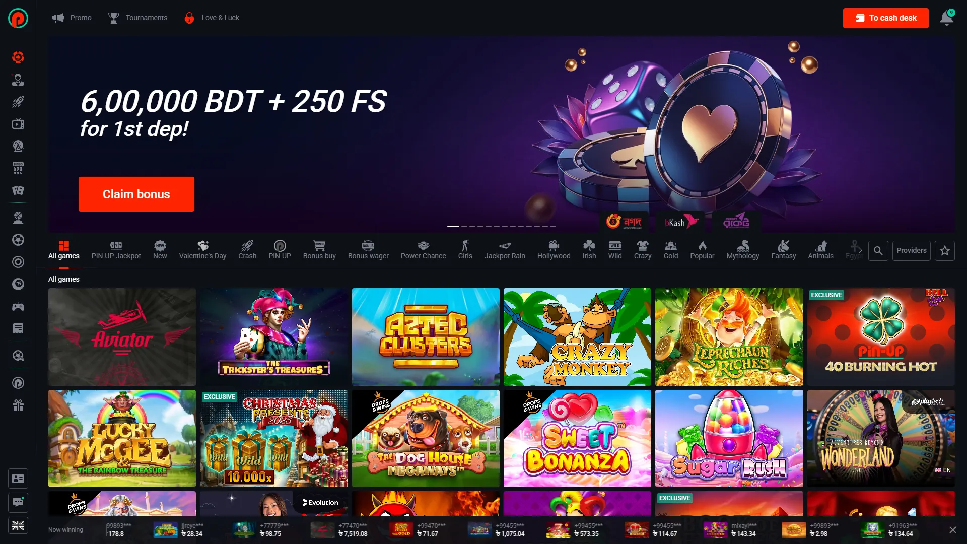 Players choose Pin-Up for the best odds and casino games.